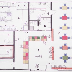 Studio restyling pizzerie — planimetria